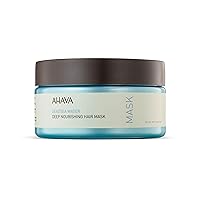 AHAVA Dead Sea Water Deep Nourishing Hair Mask - Rich & Creamy Mask Nourishing & Revitalizing Shine, Cures Daily Scalp & Hair Damage, includes exclusive Osmoter, Jojoba Oil & Argan Oil 7.4 Fl.Oz