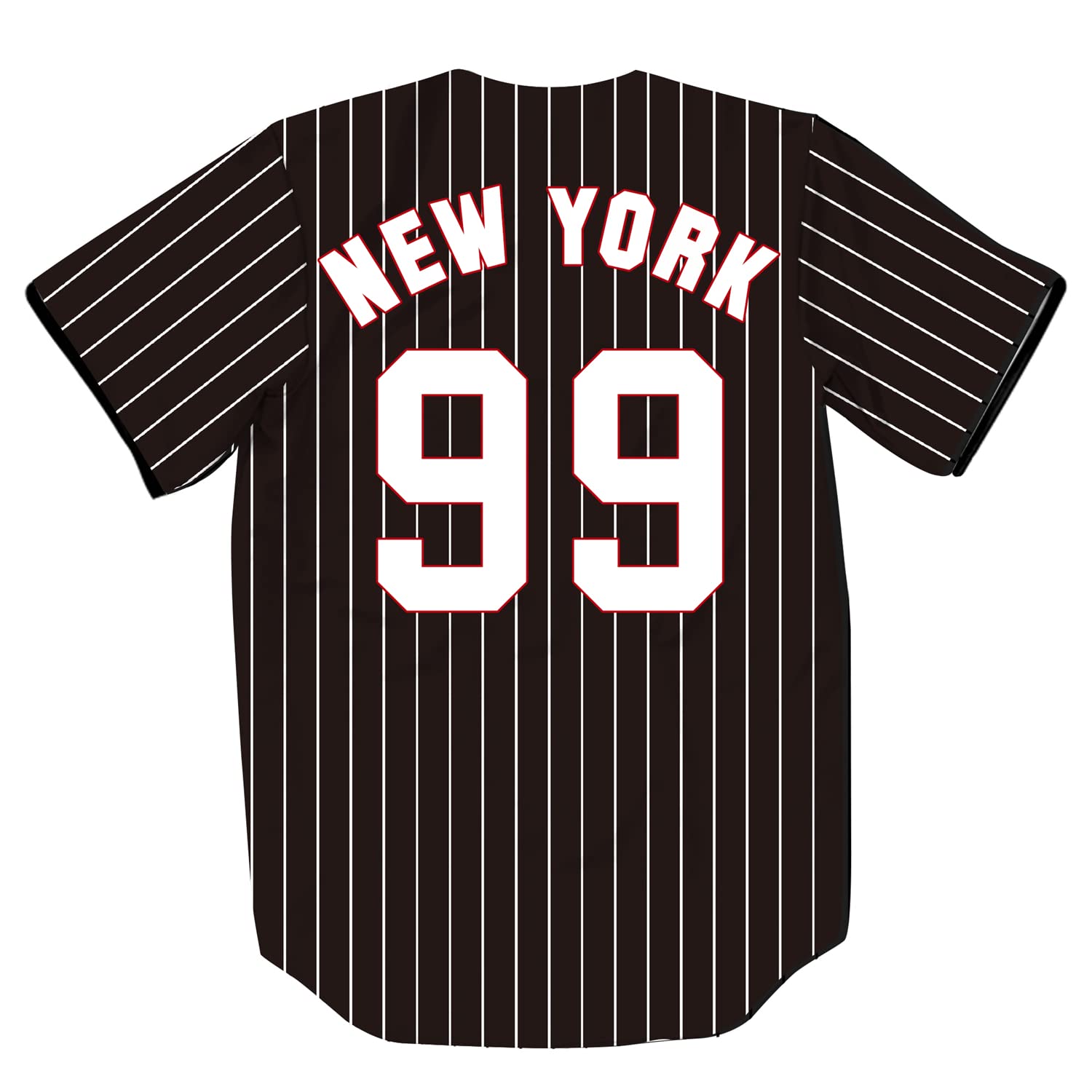  TIFIYA New York 99 Stripes Printed Baseball Jersey NY