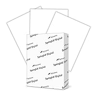 Springhill White 8.5” x 11” Cardstock Paper, 110lb, 199gsm, 750 Sheets (3 Reams) – Printer Paper, Smooth Finish for Greeting Cards, Flyers, Scrapbooking & More – 015303C