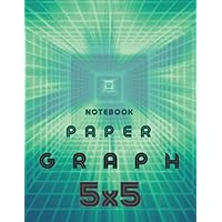 5x5 Graph Paper Notebook: 1/5 inch (5 squares per inch) Grid Book, Multi Use Squared Notepad for Maths and Science Students, Geometry, Sketching, Astronomy Plotting, Renovation Projects and more...