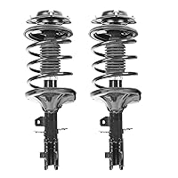 PHILTOP Front Struts Shock Absorber Assembly Fits Spectra 2004-2009, Spectra5 2005 2006 2007 2008 2009, Complete Suspension 172301 172302, Struts with Coil Spring Assemblies SAA683 2 PACKS