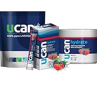 Unflavored Energy Powder & Berry Hydrate Stick Pack + Jar Bundle | Zero Sugar, Low Calories | Gut Friendly, Caffeine-Free, Vegan, Non-GMO, Keto Friendly