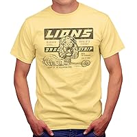 Lions Drag Strip Short Sleeve Comfortable Cotton T-Shirt