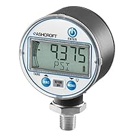 6833417 Ashcroft Digital Pressure Gauge w/Backlight, 0-200 psi