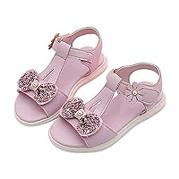 Unisex Kids Summer Sandals Crystals Fancy Dress Shoes Party Shoes Dress up Shoes for Parties Birthdays Cosplay shoes Glitter Shoes