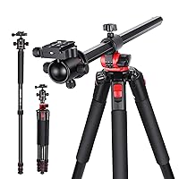 NEEWER 79 inch Camera Tripod Monopod with Center Column and Ball Head Aluminum, Arca Type QR Plate, Bag, Horizontal Tripod Overhead Camera Mount for DSLR Camera, Video Camcorder, Max Load: 33lb