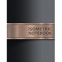 Isometric Notebook: Detailed Light Grid (1/4