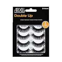 Ardell False Eyelashes 4 Pack Double Up 204, 1 pack (4 pairs per pack)