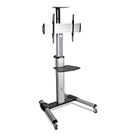 Tripp Lite Mobile TV Monitor Flat-Panel Floor Stand Cart Height-Adjustable LCD 32-70