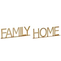 Metal Family, Home Decorative Sign, Set of 2 10