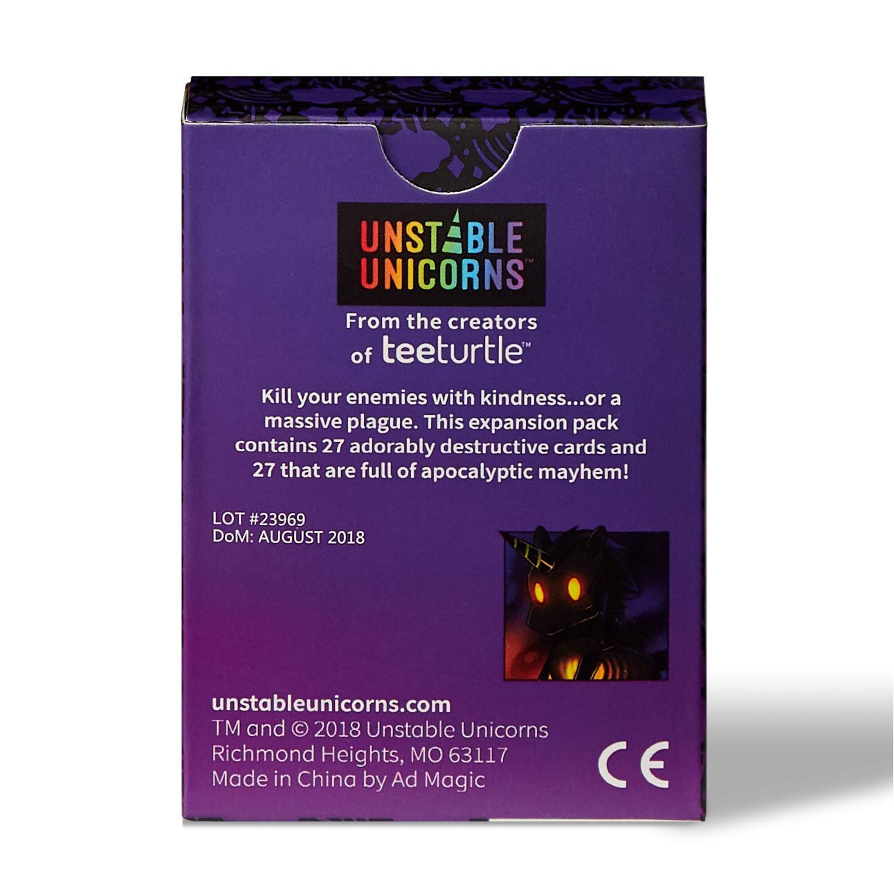 Unstable Unicorns Unicorns of Legend Expansion Pack - Designed to be Added to Your Card Game