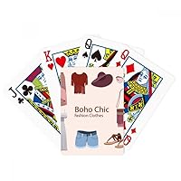 Bohe mia Wind Fashion Clothes Girl Poker Playing Magic Card Fun Board Game