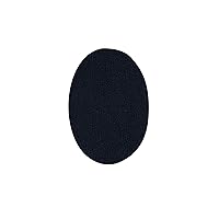 Haberdashery Online - Iron-On Patches for Tracksuits & Sportive Clothing, 6 Elbow or Knee Patches, Easy to Use, Durable, 5.47x3.66 inch, Black, 50% Polyester 50% Cotton