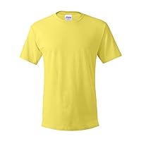 Hanes Men's 6-Pack Plus 3 Free Crew T-Shirts, Yellow, XXX-Large