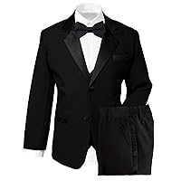 UMISS Boys' Two Buttons 3-Piece Suit Business Wedding Party Jacket Vest & Pants