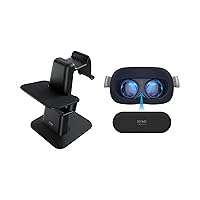 KIWI design VR Stand Accessories and Lens Protector Compatible with Quest 2 Accessories