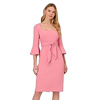 Adrianna Papell Women's Bell Sleeve Tie