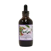 Fenugreek Tincture - 4 fl oz Alcohol Free - Fenugreek Liquid Drops - Herbal Lactation Supplement for Breast Milk Supply Support