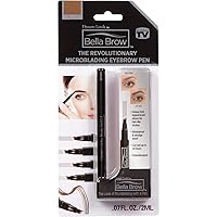BELLA BROW By Dream Look, Microblading Eyebrow Pen with Precision Applicator (Single Pack - Brown) – As Seen On TV, Natural Looking, Smudge Proof, Waterproof, Long Lasting