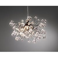 Chandeliers - Ceiling Lights Handmade Lamps - Transparent Marbles - Pendant Light Fixtures - Home Decoration - Lights for Bedroom, Hall & Living Room