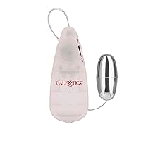 California Exotic Novelties Slim Teardrop Bullet, Silver