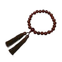 Nakago Kyoto Prayer Beads, Founded in 1889, Phoenix Bodhi Tree, 22 Beads, Agate Tailored, Prayer Bead Bag Included (Suitable for All Denominations)