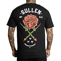 Sullen Men's Rose Badge Tattoo Lifestyle Graphic Standard Short Sleeve Tee