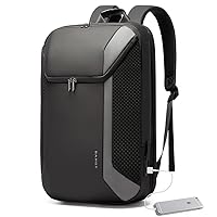 BANGE Smart Business Laptop Backpack Waterproof can fit 15.6-17.3 Inch Laptop with 3.0 USB charging port for men and women… (Grey)