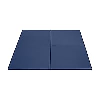 ECR4Kids, SoftZone Play Patch Activity Mat, 4-Pack - Navy