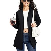 BALEAF Women's Lightweight Cardigan with Pockets Long Sleeve Shirts Open Front Casual Loose Jackets Soft Drape