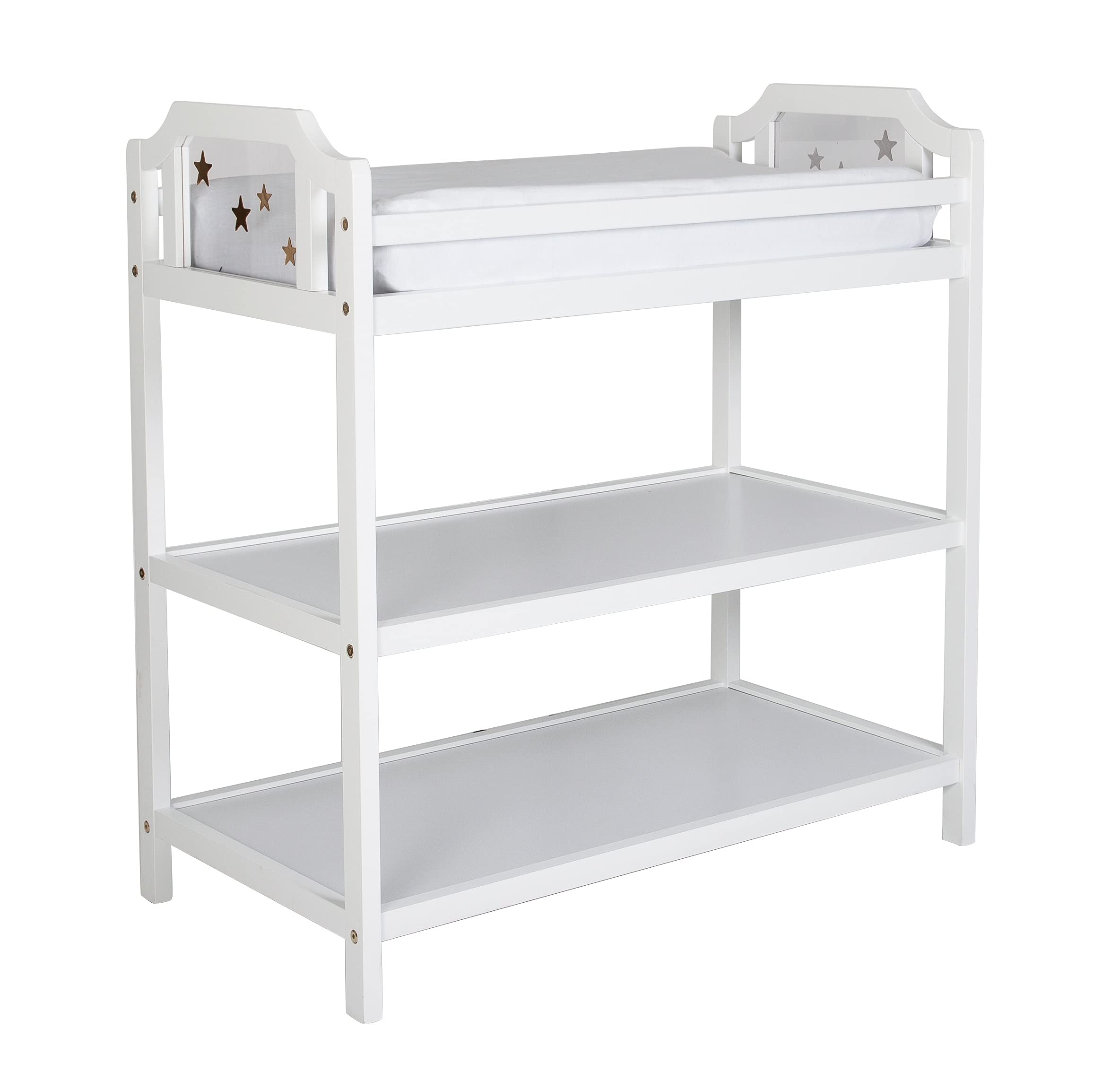 Suite Bebe Celeste Changing Table Safety Rail Included, White