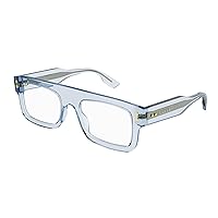 Gucci GG1085O Transparent Light Blue 52/21/145 men Eyewear Frame