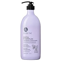 Luseta Biotin B-Complex Thickening Conditioner for Hair Growth and Strengthener - Hair Loss Treatment for Thinning Hair With Biotin Caffein and Argan Oil for Men & Women - All Hair Types 33.8oz