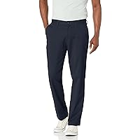 Nautica Men's Classic Fit Flat Front Stretch Solid Chino Deck Pant