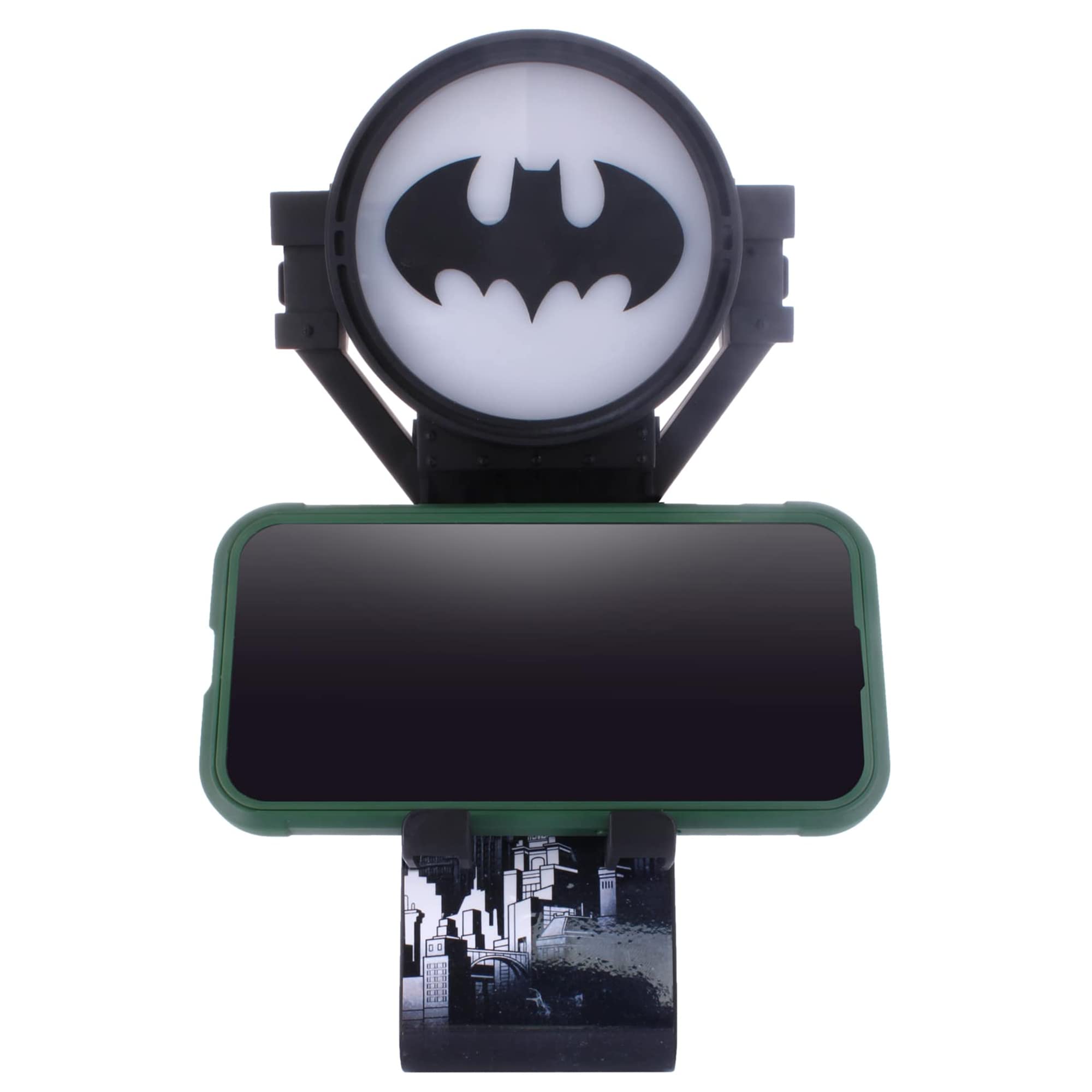 Cable Guys LED Ikons: DC Comics Batman Bat Signal - Charging Phone & Controller Holder - Light Up Gaming Controller / Mobile Phone / Device Charging Holder, Includes 4' Charging Cable (CGIKDC400483)