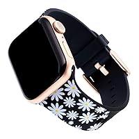 WITHit Dabney Lee Silicone Band for Apple Watch, Secure, Adjustable Stainless-Steel Buckle Closure, Fits Most Wrists