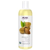 Solutions, Sweet Almond Oil, 100% Pure Moisturizing Oil, Promotes Healthy-Looking Skin, Unscented Oil, 16-Ounce,Package may vary