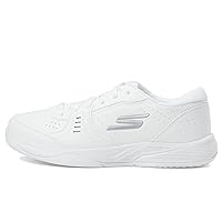 Skechers Womens Viper Court Smash Athletic Indoor Outdoor Pickleball Shoes | Relaxed Fit Sneakers