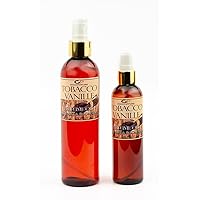 Tobacco Vanille Perfume Oil Body Mist and Room Spray (Black Spray Cap, 8 Oz Size)