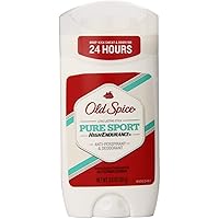 Old Spice High Endurance Anti-Perspirant & Deodorant, Pure Sport 3 oz (Pack of 8)