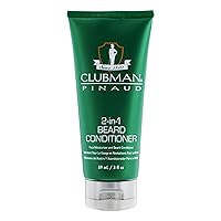 Clubman Pinaud 2-in-1 Beard Conditioner and Face Moisturizer, 3 oz