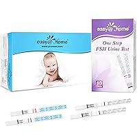 Easy@Home 100 Ovulation Test Strips & 10 FSH Menopause Test