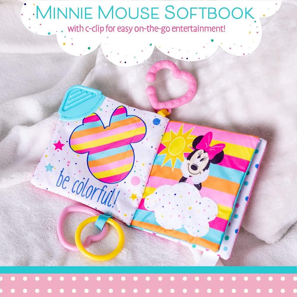 KIDS PREFERRED Disney Baby Minnie Mouse On The Go Soft Book for Babies