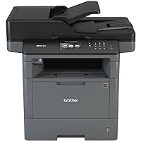 Brother MFC-L5800DWA Wireless All-in-One Monochrome Laser Printer, Grey - Print Copy Scan Fax - 42 ppm, 1200 x 1200 dpi, Auto Duplex Printing, 70-Sheet ADF, 3.7