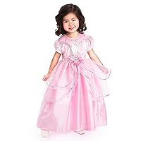 Little Adventures Royal Pink Princess Dress Up Costume for Girls