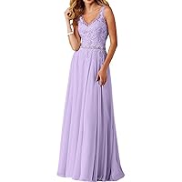 Lorderqueen Women's V Neck s Prom Dress Long Evening Party Gowns