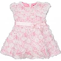 Party Dress with Ivory Rosettes