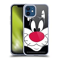 Head Case Designs Officially Licensed Looney Tunes Sylvester The Cat Full Face Soft Gel Case Compatible with Apple iPhone 12 / iPhone 12 Pro and Compatible with MagSafe Accessories