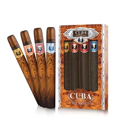 Cuba By Cuba for Men Gift Set, 4 Count