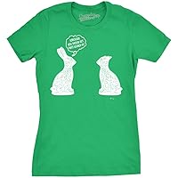 Womens You Should Get That Looked at Easter T Shirt Funny Chocolate Bunny Tee